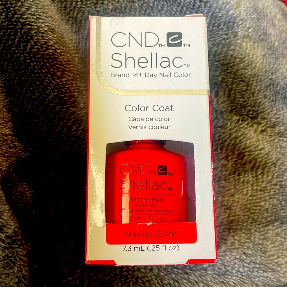 CND shellac mambo beat brand new gel polish 14 day nail color